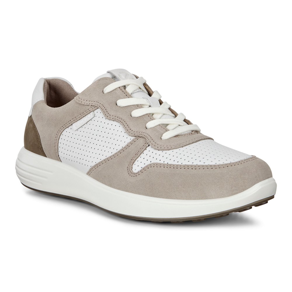 Tenis Hombre - ECCO Soft 7 Runner Perforateds - Blancos - HDL437165